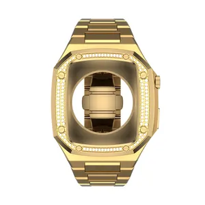 Combine Colours As You Wish Gold Stainless Steel Watch Metal Band Strap For Apple Watch Series 8 7 6 5 4