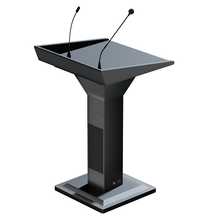 Wooden Podium Stand For Lectern Presentation, Pulpit With 3-Tier - View #5