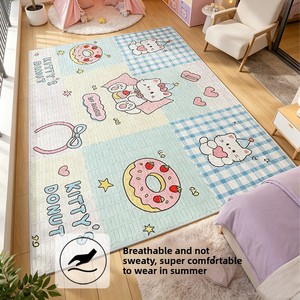 Cartoon Ice-silk <strong>Childrens</strong> Crawling <strong>Mat</strong> Summer Living Room Cooling Rug Baby Play Area Toddler <strong>Floor</strong> Pad Easy-to-clean <strong>Mat</strong> - Product Image 2