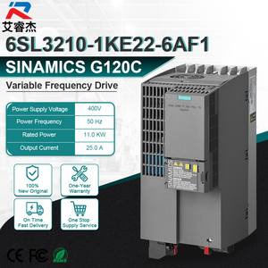 SINAMICS G120C 6SL3210-1KE22-6AF1 ไดรฟ์ปรับความถี่แบบแปรผัน 380-480V 11.0kW VFD ตัวแปลงความถี่ PROFINET-PN ของแท้ใหม่ 100% - Product Image 1