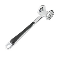 Attendrisseur de viande double face solide marteau cuisine ménage outil de martèlement de viande en métal avec desserrage de steak