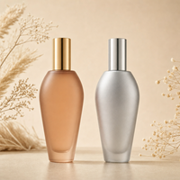 Flacons de parfum vides en verre de 45 ml, design plat élégant et unique, fabrication haut de gamme Anding.
