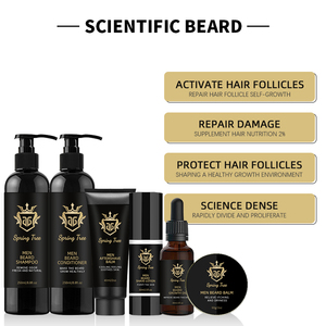 <span class=keywords><strong>Set</strong></span> Professionale per la Crescita della <span class=keywords><strong>Barba</strong></span> con Siero Naturale Organico Vegano <span class=keywords><strong>e</strong></span> Detergente con Formula Erboristica Rinfrescante per la Cura Maschile - Product Image 3