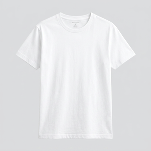 เสื้อยืดคอกลม เสื้อผ้าพื้นฐาน เสื้อยืดขายส่ง ผ้าฝ้ายธรรมดา แขนสั้น ยูนิเซ็กซ์  ผ้าเปล่า  ผลิตในบังกลาเทศ  สินค้าเกินพิกัด - Product Image 1