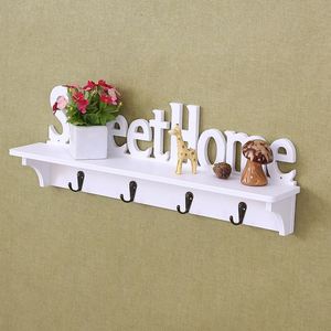 Sweet <strong>Home</strong> Wall <strong>Hooks</strong> <strong>Key</strong> Holder Storage Rack Shelf Kitchen Bathroom Organizer <strong>Keys</strong> Holder Wall <strong>Home</strong> <strong>Key</strong> Holder Wall <strong>Hook</strong> Rack - Product Image 1