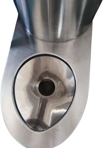 Toilette et lavabo combinés au <span class=keywords><strong>sol</strong></span> en acier inoxydable résistant au vandalisme de conception moderne pour prisons - Product Image 4