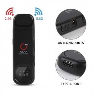 โมเด็ม Olax F95 2.4g 5.8g ดูอัลแบนด์ 4G LTE ไวไฟพกพา รองรับ 16 ผู้ใช้ ฮอตสปอต 300Mbps 4G USB Router พร้อมช่องใส่ซิมการ์ด 4G USB Do - Product Image 1