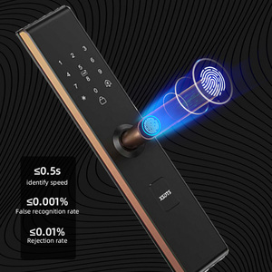 Tuya nhà thông minh sinh trắc học vân tay khóa cửa với thẻ khóa và an toàn tạm thời mật khẩu wifi kết nối - Product Image 4