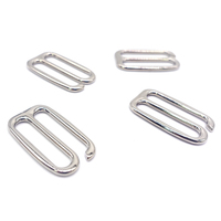 Boucle de soutien-gorge réglable en alliage de zinc sans nickel en forme de 8 pour maillots de bain, crochet métallique en forme de 9 pour sous-vêtements