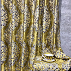Bomar Chất Lượng Cao Thổ Nhĩ Kỳ Vải Jacquard 280Cm Rộng Thiết Kế Hiện Đại Nhà Dệt Nhuộm Hoa Mẫu Rèm Chất Liệu Cuộn Bán Phòng - Product Image 2