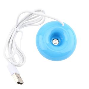 Mini USB Donut tạo độ ẩm Float siêu âm Mist các nhà sản xuất hương thơm khuếch tán nhà thép không gỉ Mới - Product Image 3