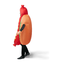 Costume gonflable de qualité artisanale pour fête costumée, déguisement, cadeau, Halloween, costume de hot-dog gonflable