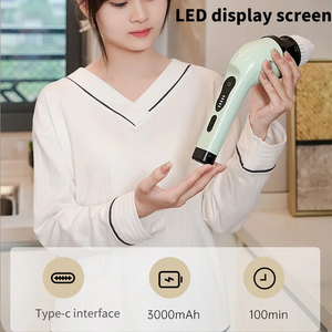 Wireless Portable Plastic Cleaning <b>Brush</b> for Bathroom Kitchen Automotive Use-Multifunctional Household Rotating Cleaning Machine - Product Image 3