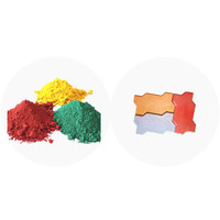 Interlock fe2o3 couleurs béton colorant poudre d'oxyde de fer