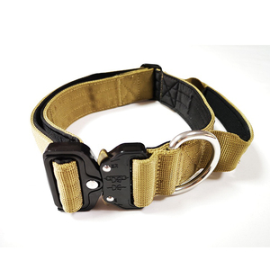 Collar táctico ajustable para perro, accesorio acolchado de neopreno de 1,5 pulgadas con mango de Control - Product Image 1