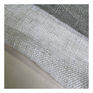 CC-5888-Zeus nóng bán Linen cái nhìn 100% polyester đồng bằng nhuộm rèm vải sang trọng tuyệt Chất lượng cao và giá rẻ - Product Image 1