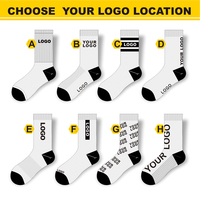 Chaussettes décontractées pour femmes, couleur unie, respirantes, invisibles, coupe basse, avec logo personnalisé