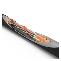 Cable de Red para Exteriores CAT6 SFTP de Cobre Sólido, Revestimiento de PVC, 305 m, para Comunicación