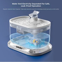 Nouvelle fontaine à eau sans fil pour chiens et chats, rechargeable, séparation eau-électricité, grande capacité, autonomie ultra-longue