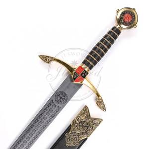 ดาบเจ้าชายดำ อาวุธยุโรปยุคกลางสีทอง MS - Product Image 3
