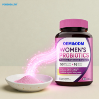 Capsules OEM Probiotiques, Prébiotiques et Synbiotiques à base de Canneberge pour Femmes, Enzymes Digestives Personnalisables pour la Santé Intestinale et Vaginale, Soutien Immunitaire