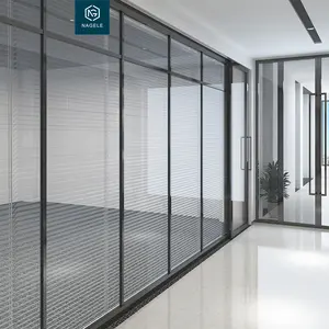 中国顶级现代办公室隔断设计办公室隔断隔音diy玻璃隔断墙铝型材柜