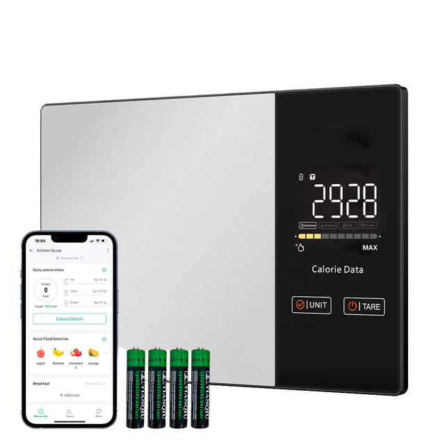 Custom Multifunction Electronic Stainless Steel Smart Kitchen Scale 5kg Digital with 0.1g Precision and Nutritional Calculator
