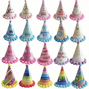 Cappello Creativo per <span class=keywords><strong>Compleanno</strong></span> Bambini, Corona <span class=keywords><strong>di</strong></span> <span class=keywords><strong>Buon</strong></span> <span class=keywords><strong>Compleanno</strong></span>, Decorazione per Feste a Tema Cartoni Animati, Sicuro e Non Tossico, in Peluche e Carta, Bestseller - Product Image 1