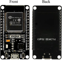 Carte de développement ESP32 DEVKIT V1, WiFi double mode 2,4 GHz + processeur microcontrôleur double cœur intégré avec antenne