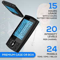 Machine de Stimulation électrique Portable EMS Mini dizaines unité stimulateur musculaire Machine masseur méridien pour le soulagement de la douleur par la neuropathie