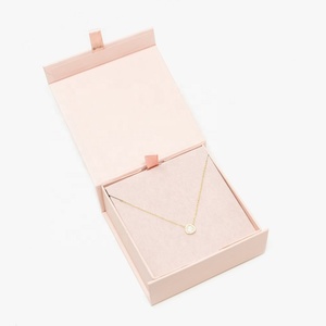 Kexin Custom pink Luxury Cardboard Paper Magnetic Rigid Flap Box Jewelry Packaging Gift Box large jewelry box