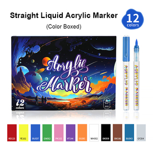 Marqueur <span class=keywords><strong>Acrylique</strong></span> Vente en Gros 120 Couleurs Pointe Pinceau avec Système de Contrôle d'Encre Liquide Direct Stylo <span class=keywords><strong>Peinture</strong></span> pour <span class=keywords><strong>Peinture</strong></span> sur Roche - Product Image 4