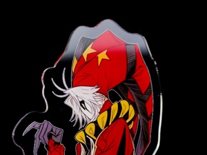 OEM Odm ตัวละครอะคริลิค The <span class=keywords><strong>Freak</strong></span> Circus Pierrot อะคริลิคสแตนดี้ 15 ซม. ตัวตลกโรส ของตกแต่งโต๊ะ ของสะสม งานศิลปะแฟนอาร์ต - Product Image 3