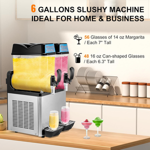 Granita automático novo congelado bebida Slushy máquina para Home Restaurant Hotel - Product Image 5