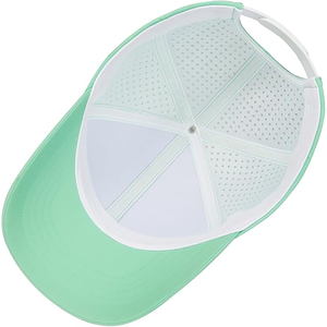 Casquette de golf à séchage rapide 6 panneaux avec logo personnalisé casquette de baseball casquette Snapback à bord incurvé en maille pour unisexe - Product Image 4