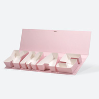 Blumenverpackungsbox mit Fenster Transparente Sichtbare Englische Schrift Premium Geschenkbox LOVE Dessertbox Recyceltes Papier Buchstabenförmig