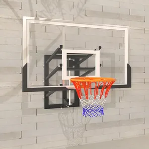 Support pour cerceaux de basket-ball mural pour la maison dunk extérieur intérieur télécommande équipements perceuse balançoire hand lift pour jeunes