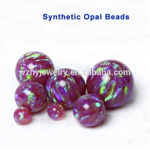 3.0mm OP #17 Sentetik Yuvarlak Beyaz Opal Boncuk Bilezik - Product Image 2