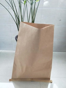 Sac en papier kraft brun à fond cousu pour la farine de blé, sac d'emballage multi-parois de qualité alimentaire - Product Image 5