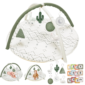 <span class=keywords><strong>Tapis</strong></span> d'éveil pour bébé avec 6 jouets détachables - Aire <span class=keywords><strong>de</strong></span> jeux pour le développement visuel, auditif et moteur - <span class=keywords><strong>Tapis</strong></span> d'éveil lavable pour bébé - Product Image 6