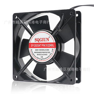 พัดลมระบายความร้อนอุตสาหกรรม Sqgiun 120 มม. 380V 120x120x25 มม. แกนทองแดง สำหรับระบายความร้อนของเครื่องจักร - Product Image 4