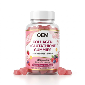 Gummies de collagène et glutathion OEM ODM 1000mg, 60 unités, en vrac, marque privée - Product Image 1