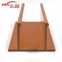 Le profil en plastique d'extrusion de canal H en plastique orange de PVC peut ouvrir le traitement fait sur commande de moule