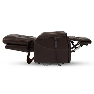 CJSmart Home Power Lay Flat Lift Silla reclinable Motor dual para ancianos Recliners eléctricos 2 bolsillos laterales Portavasos ocultos - Product Image 2