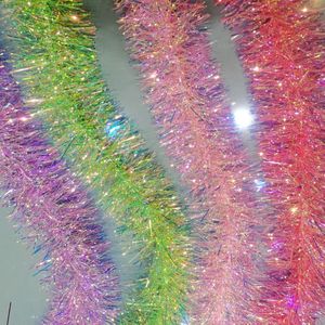 Guirlande de décoration de fête HLC LED - Guirlande irisée brillante, guirlande de serpentins holographiques |   Mariage et Fêtes de Noël - Product Image 3