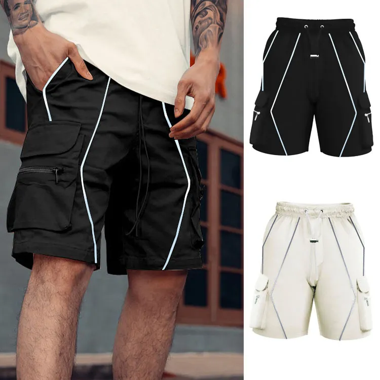FIVE CM Cotton Jersey-knit Oversize Cargo Shorts in Black for Men Mens Clothing Shorts Cargo shorts 
