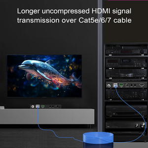 Extenseur <span class=keywords><strong>HDMI</strong></span> 4K <span class=keywords><strong>HDBaseT</strong></span> 40M 4K60Hz 4:4:4 HDR <span class=keywords><strong>HDMI</strong></span> sur Cat6 RS232 IR EDID - Product Image 5