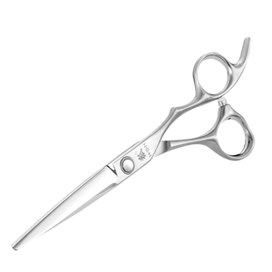 Ciseaux de barbier de 7 pouces en acier inoxydable japonais VG10, lame droite pour droitier, manche moyen, 30 dents, ciseaux à cheveux - Product Image 4