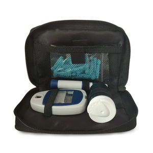 Sac pour lecteur de glycémie en tissu Oxford, étui pour instruments médicaux, pochette de rangement d'une capacité de 200g pour lecteurs de glycémie et aiguilles de prélèvement - Product Image 3