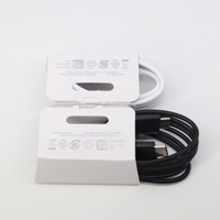Penjualan langsung pabrik untuk 5A Tipe C ganda kabel Data PD 45W pengisian cepat bahan PVC kompatibel dengan Note Series Earphone